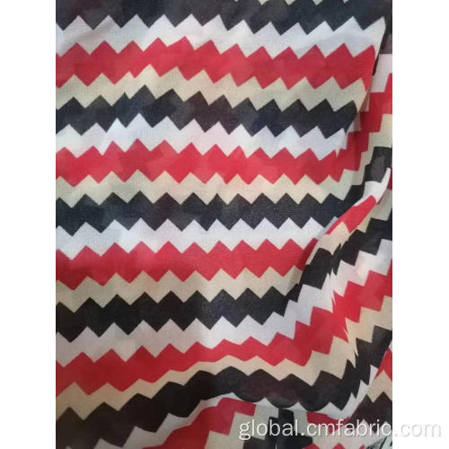 Lady Dress Polyester Chiffon Print Fabric 75D Hi-Multi Polyester Chiffon Printed Fabric Supplier